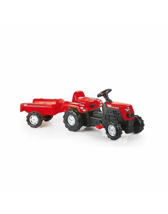 8146 Oyuncak Romorklu Traktor Kırmızı