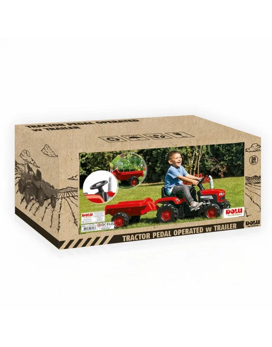 8153 Römorklu Pedallı Traktör -dolu