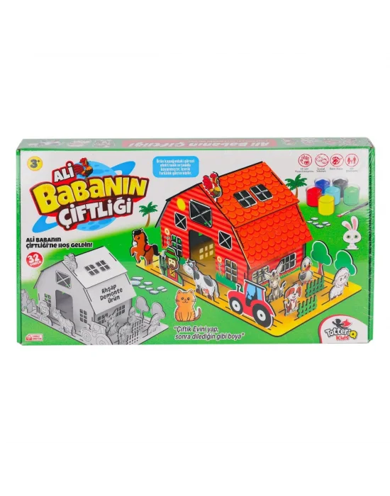 8202 Ali Babanın Çiftliği 3d Puzzle Ve Boyama -totteriq