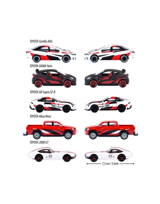 8502105003 Toyota Racing 5 Pieces Giftpack