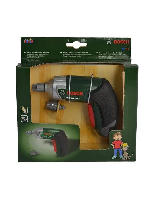 8602 Bosch Ixolino Sesli Ve Işıklı Oyuncak Matkap Tamir Seti