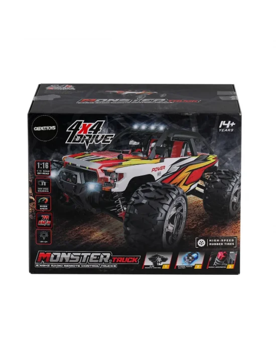 866-1612 1:16 Kumandalı 70 Km/h Monster Truck 4x4