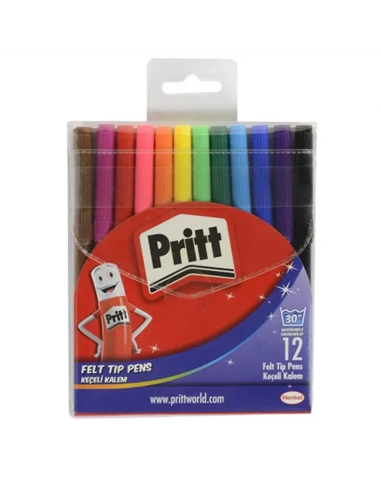 PRITT KEÇELİ KALEM 12 RENK