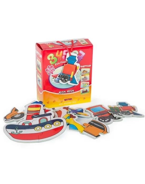 8742 Kut.puzzle Taşıtlar 3 4 5 6 7