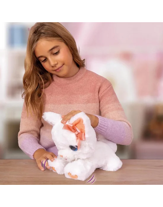 90773  Hareketli Ve Sesli Sevimli Peluş Kedicik Bella -sunman