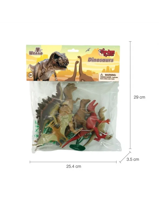 9115,9116,9117 Poşette 9 Parça Hayvan Seti