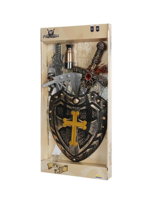 9135 Sun-yfn-pal-şövalye Set Kalk Dürb Bıçak Sesli Ort Kutu 2a