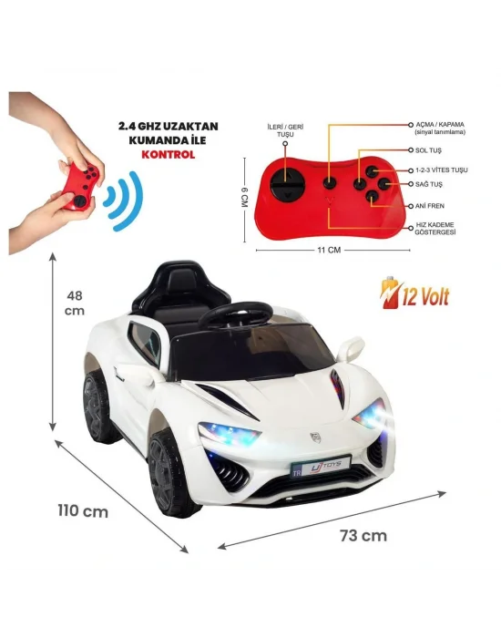 9178 0005  Jagor 12v Akülü Araba 1310-4 1310-1 1310-2 1310-3