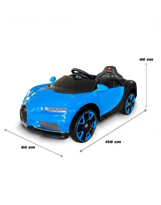 95-455 Uzaktan Kumandalı Akülü Bravo 4x2 12 Volt Mavi -akar