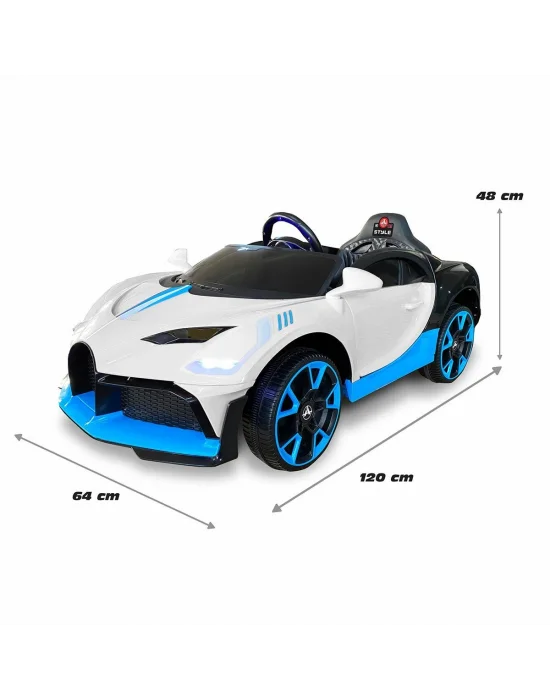 95-479 Uzaktan Kumandalı Style 4x2 12 Volt Akülü Araba Beyaz -akar