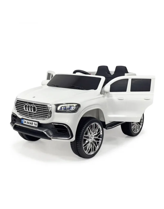 97-060 Admire Kumandalı Akülü Araba Beyaz 12 V -akar Oyuncak