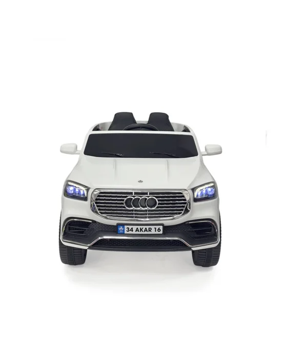 97-060 Admire Kumandalı Akülü Araba Beyaz 12 V -akar Oyuncak