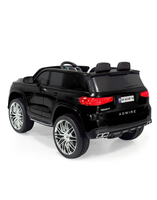 97-114 Admire Kumandalı Akülü Araba Siyah 12 Volt -akar Oyuncak