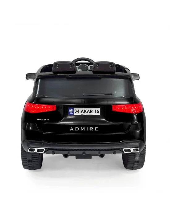 97-114 Admire Kumandalı Akülü Araba Siyah 12 Volt -akar Oyuncak