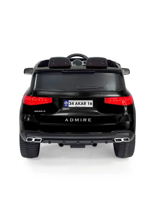 97-114 Admire Kumandalı Akülü Araba Siyah 12 Volt -akar Oyuncak