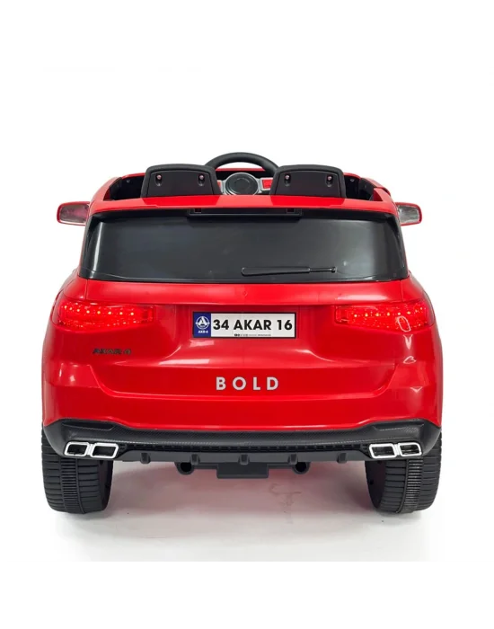 97-176 Bold Kumandalı Akülü Araba Kırmızı 12 Volt -akar Oyuncak