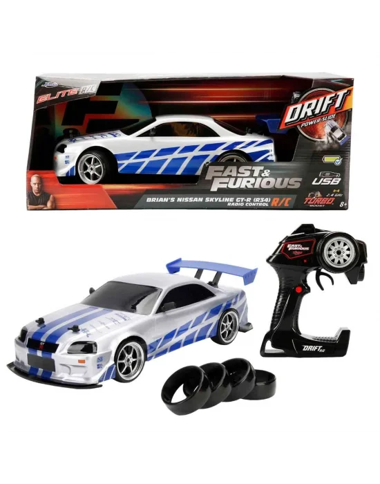 9718 Sun-sım-jda-r C Araba 1 10 Fast Furıous Nıssan Skylıne Gtr Fastf