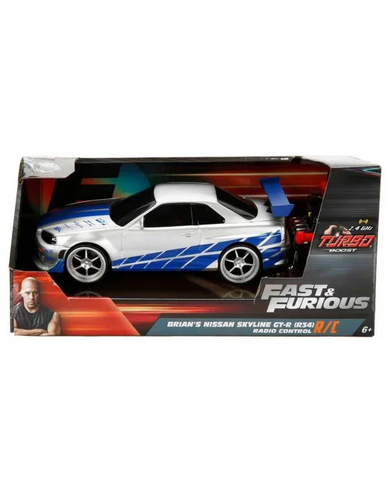 9772 Sun-sım-jda-rc Araba 1 24 Fast Furıous Nıssan Skylıne Gtr 2 4 Ghz Fastf