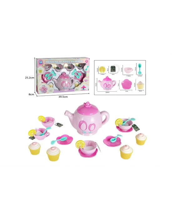 9798-s1 Pilli Kutulu Buharlı Çay Seti