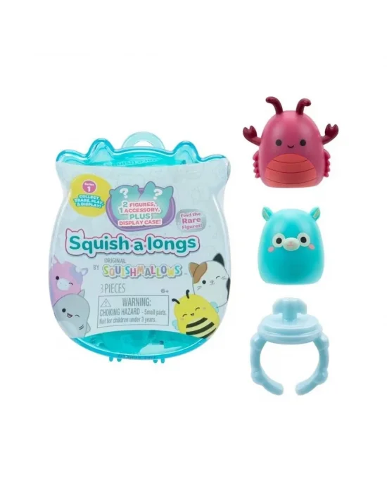 Al0001-1 Squish-a-longs 2 Figür + Yüzük Sürpriz Paket 24lü Display  Seri 1