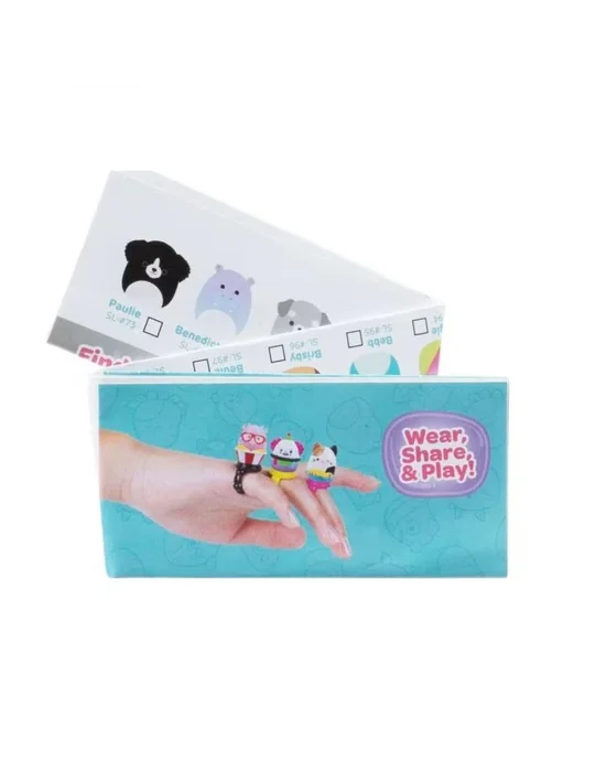 Al0001-1 Squish-a-longs 2 Figür + Yüzük Sürpriz Paket 24lü Display  Seri 1