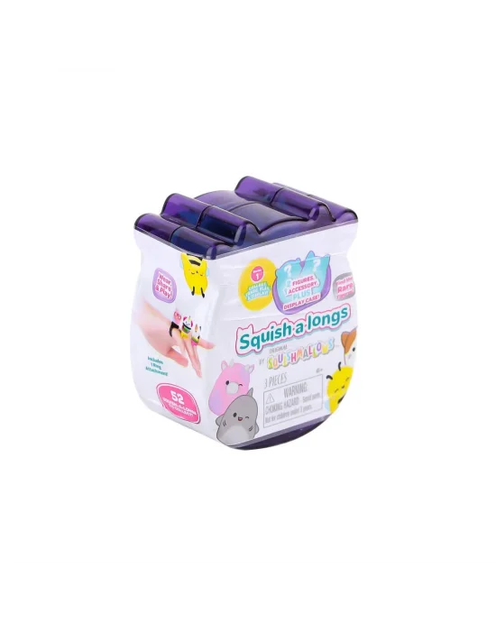 Al0001-1 Squish-a-longs 2 Figür + Yüzük Sürpriz Paket 24lü Display  Seri 1