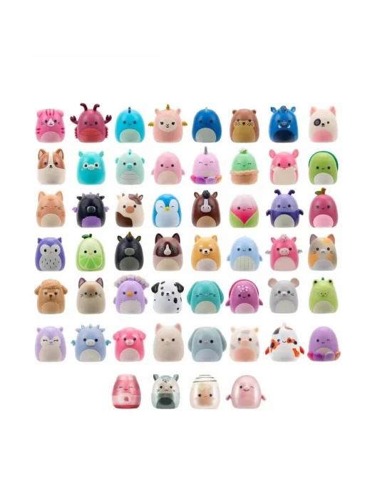 Al0001-1 Squish-a-longs 2 Figür + Yüzük Sürpriz Paket 24lü Display  Seri 1