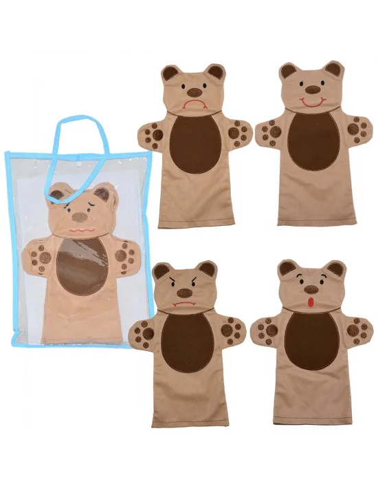 And-5005 Yüz İfadeleri Kukla Set 6lı