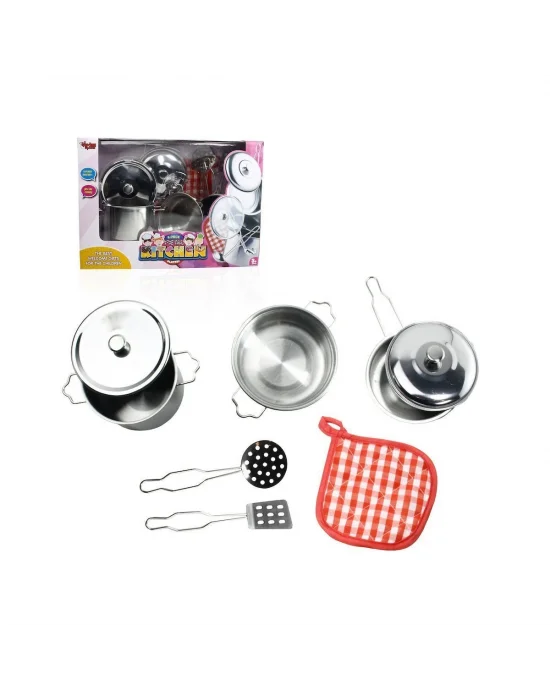 Atf-1818-a 8 Parça Çelik Tencere Tava Set