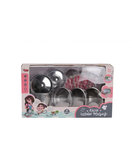 Atf-3815-1a 11 Parça Çelik Tencere Tava Set