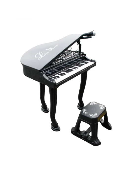 Bao-1403b 0237 Mikrofonlu 37 Tuşlu Mp3 Çalar Büyük Siyah Piyano