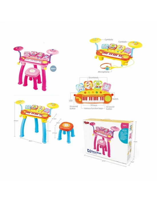 Bao-1601 24 Tuşlu Dj Piano Davul Mp3 -vardem