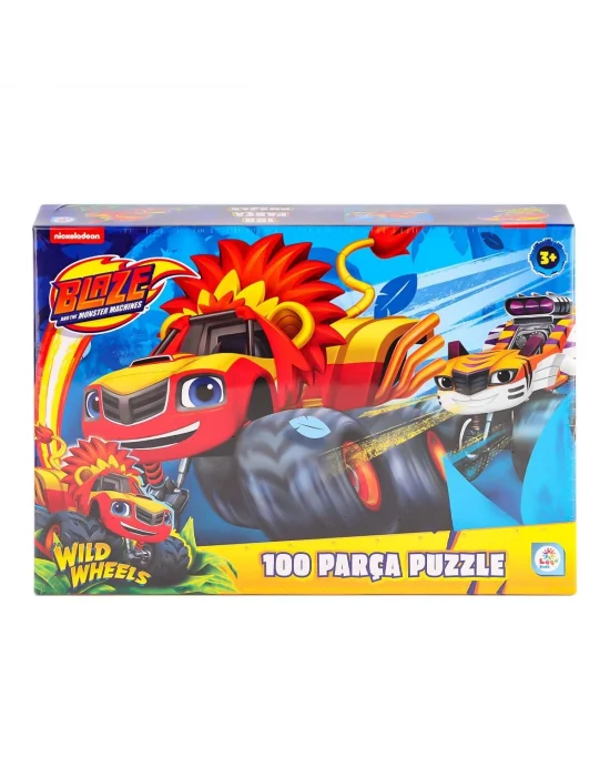 Bl0048 Blaze Monster Machines 100 Parça Puzzle -laçokids