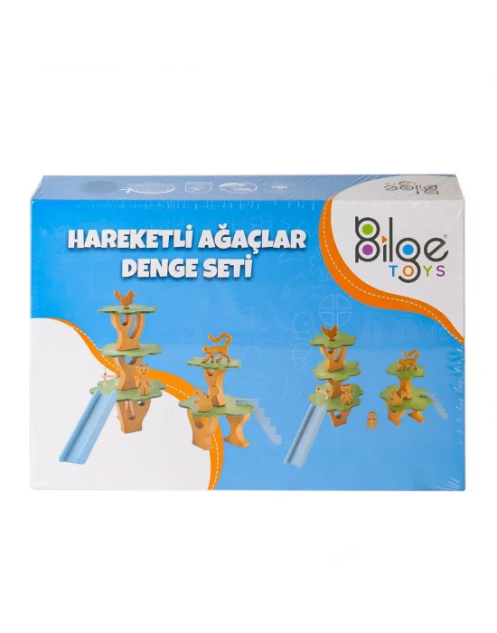 Blg-101 Ahşap Hareketli Ağaçlar Denge Seti