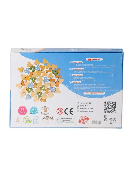 Blg-106a Bal Peteği Ahşap Denge Oyunu