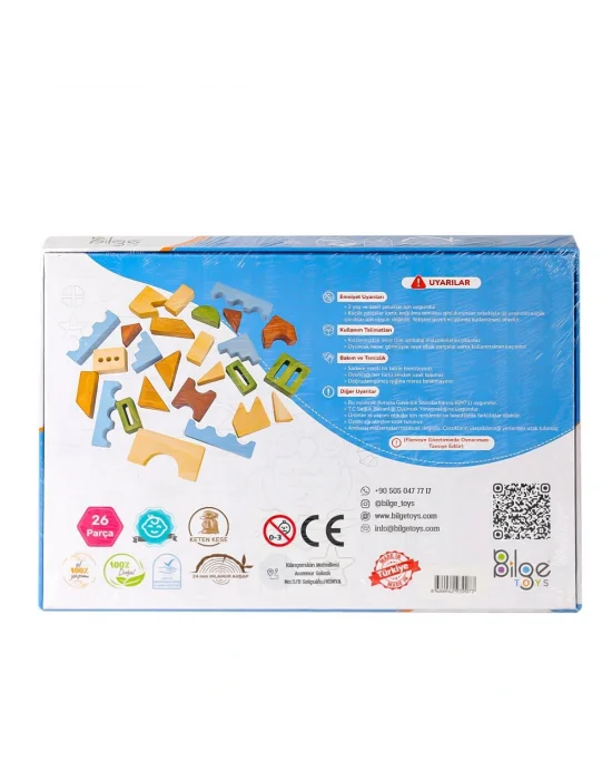 Blg-107a Ahşap Şehir Blok Seti