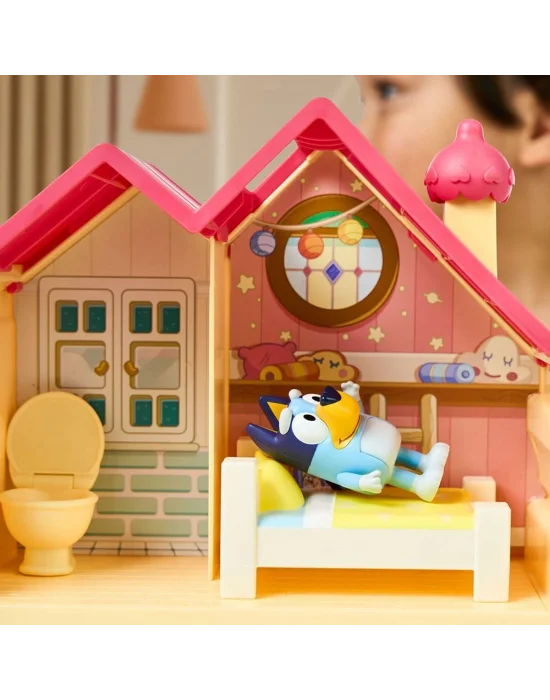 Bluey 17614 Bluey Mini Ev Ve Figür Oyun Seti
