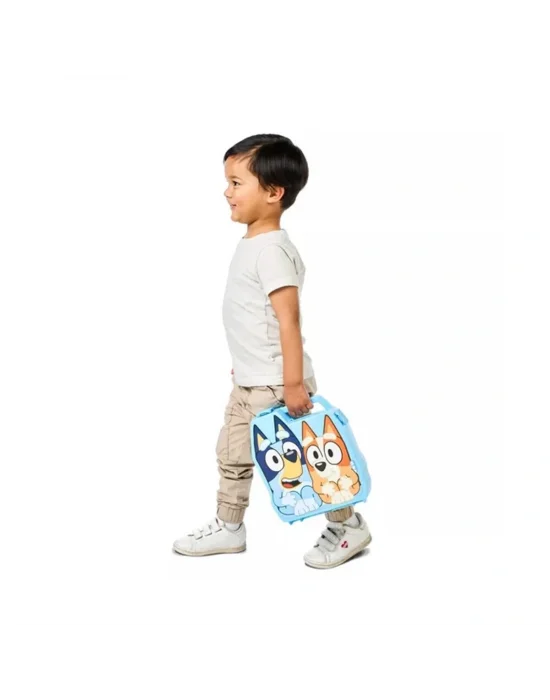 Bluey/17638 Bluey Delüks Taşıma Çantası Ve 8li Figür Set