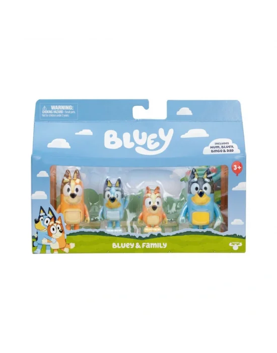 Bluey/18915 Bluey 4lü Figür Set Asorti