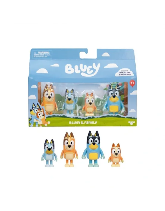 Bluey/18915 Bluey 4lü Figür Set Asorti