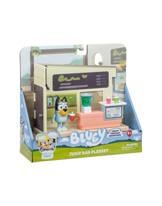 Bluey 18920 Bluey Meyve Suyu Barı Mini Oyun Seti