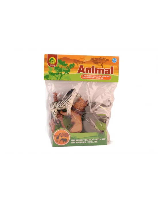 Bma-13 Pvc Pakette Dörtlü Vahşi Hayvanlar