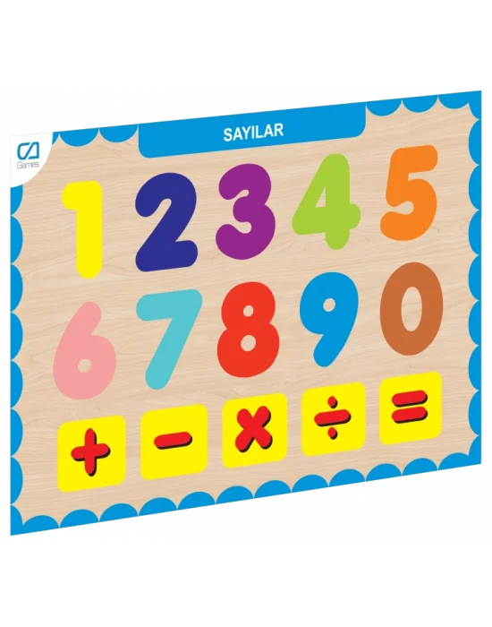 Caahs-3207 Ca Games Ahşap Sayılar Bul-tak