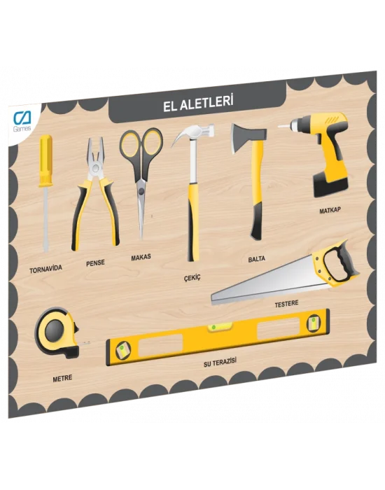 Caahs-3210 Ca Games Ahşap El Aletleri Bul-tak