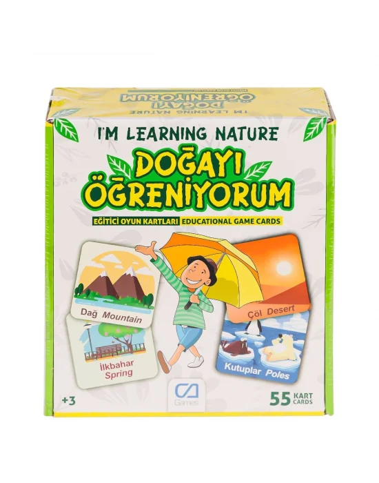 Caegt-5053 Doğayı Öğreniyorum Eğitici Oyun Kartları -ca Games