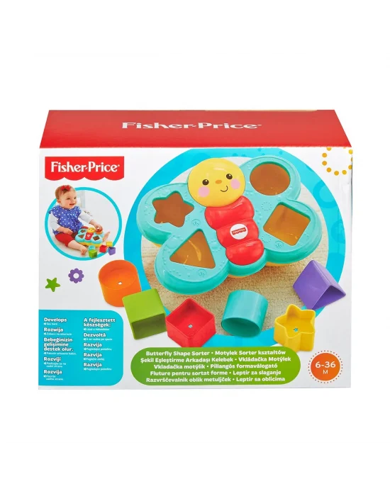 Cdc22 Fisher-price® Şekil Eşleştirme Arkadaşı Kelebek / Sıralama Ve Şekil Ayırma Oyuncakları