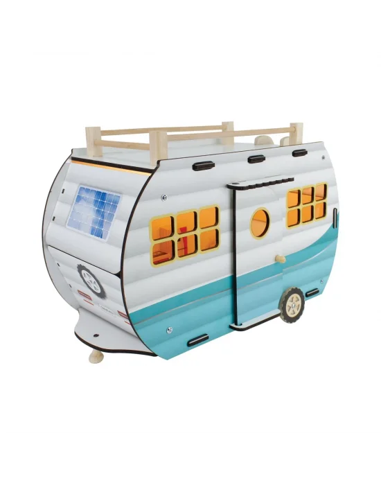 Çg95 Ahşap Karavan Turkuaz -okutan