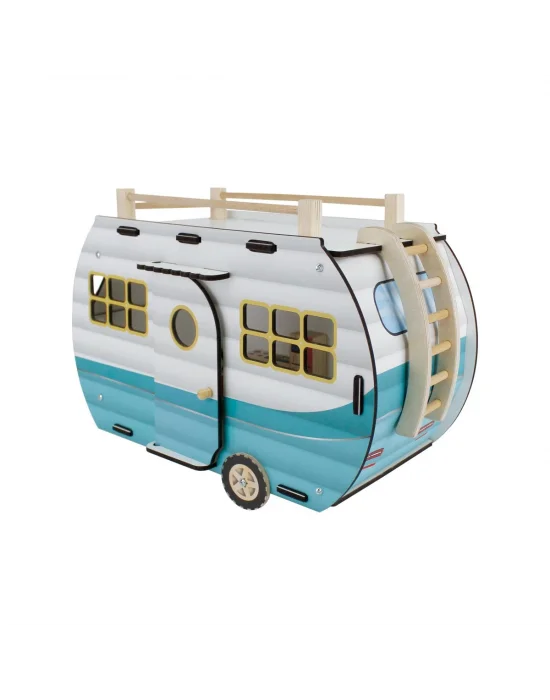 Çg95 Ahşap Karavan Turkuaz -okutan