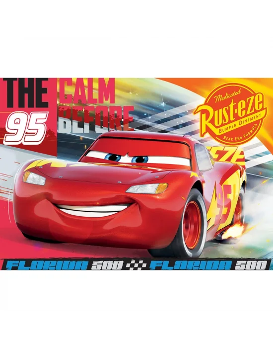 Cr709 Cars 50 Parça Çocuk Puzzle -ks Puzzle
