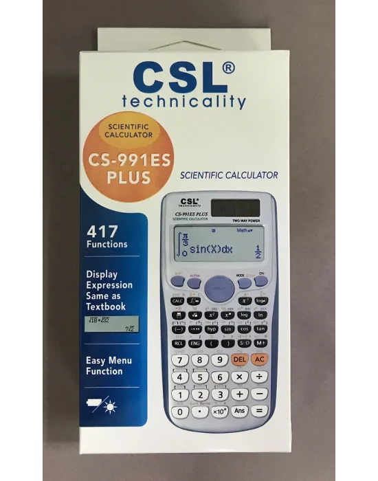 CSL HESAP MAKİNESİ B.BOY BÜYÜK ÇİFT SATIR 417 FONK.